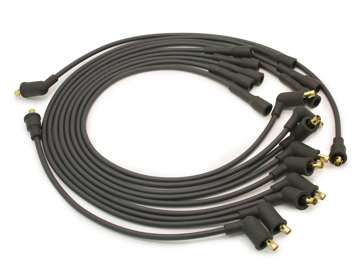 PerTronix 708105 Flame-Thrower Spark Plug Wires 8 cyl Custom Fit Black