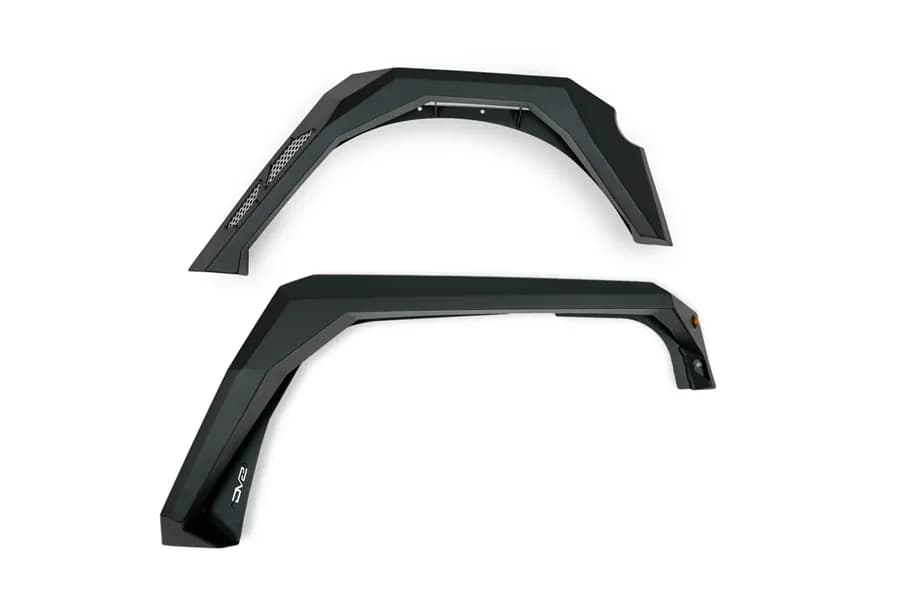 718 Wrangler JK Armor Front+rear Fender Flaresblack