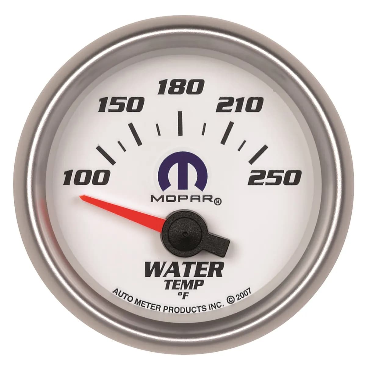 Gauge, Water Temp, 2 1/16", 100-250?F, Electric, White, Mopar