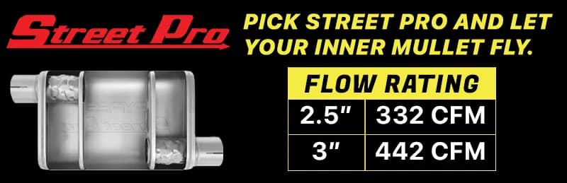 Cat Back Exhaust System 98-04 Mustang V6 Split Rear Dual Exit 2.5 in Intermediate And Tail Pipe Street Pro Mufflers/Hardware/3 in Black Tips Inc Natural Finish 409 Stainless Steel Pypes Exhaust