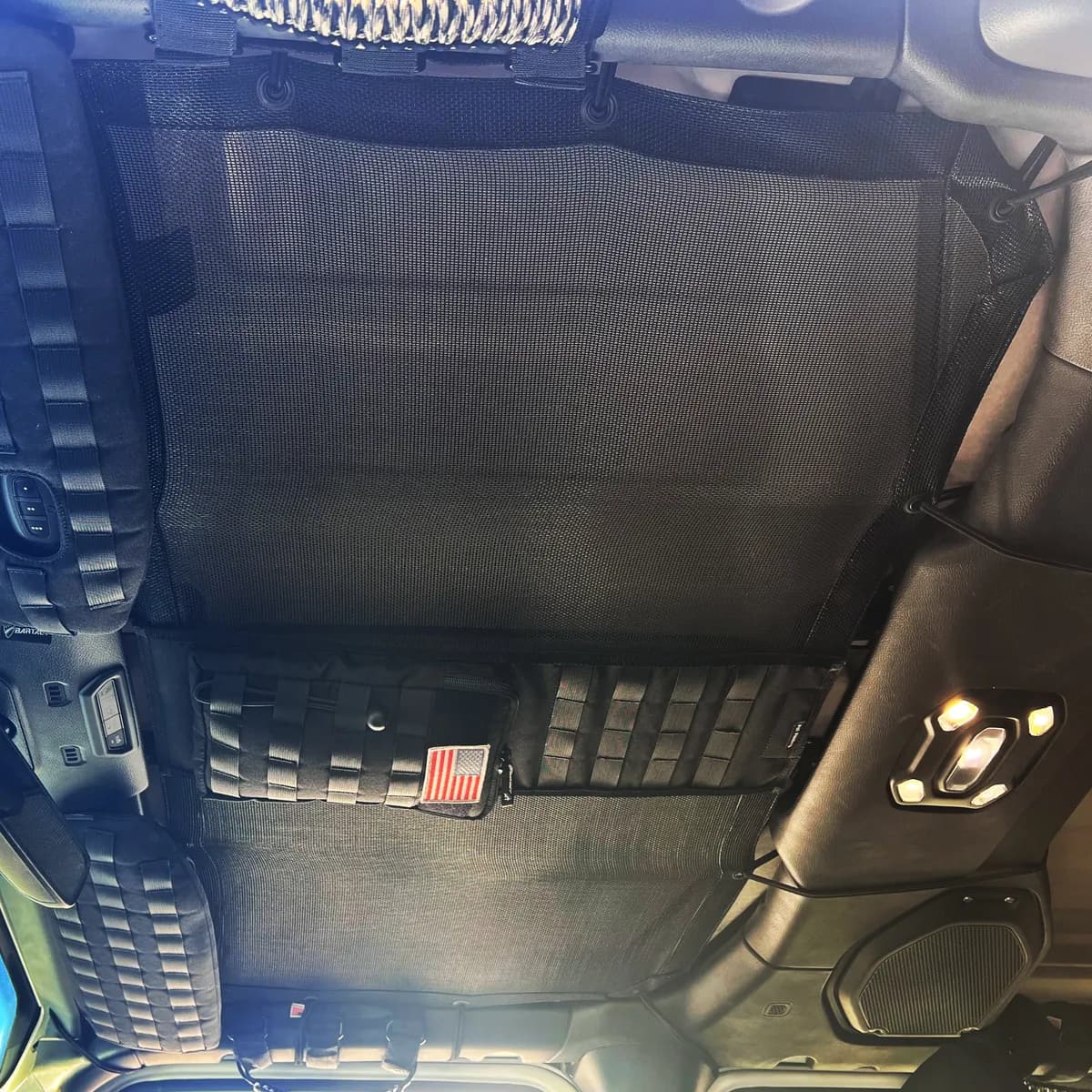 Full 2 Piece Tactical Sun Shade for Jeep Gladiator Top 2019+ w/ optional MOLLE Storage | Pat Pending | Bartact
