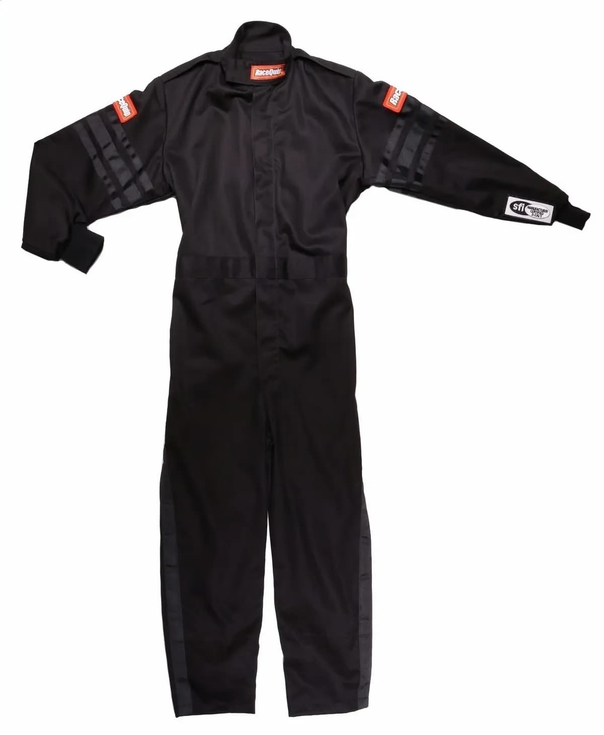 One Piece Single Layer Racing Driver Fire Suit Sfi 3.2a 1 Blk Trim Youth Xxlarg