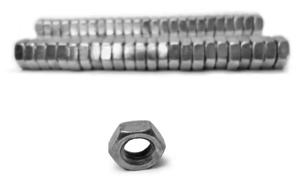 Steinjäger Nuts Bulk Jam Fasteners, Bulk 7/16-20 LH 50 Pack Grade 2 Plated Zinc Silver
