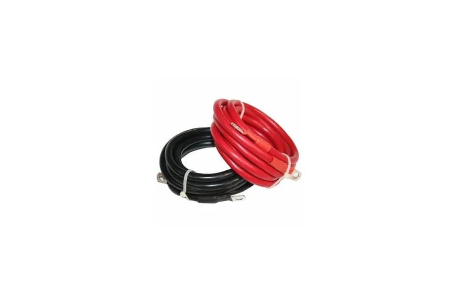 9 Ft Leads Power and Ground for Truck Winch Bulldog Winch