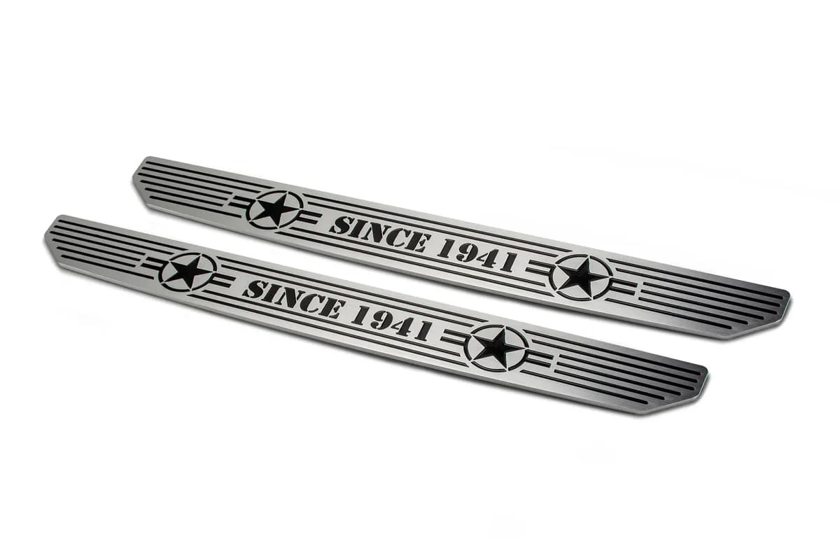 Jeep JL 4 Door Rear Sill Plates 18-Pres Wrangler JL 4 Door Only DV8 Offroad
