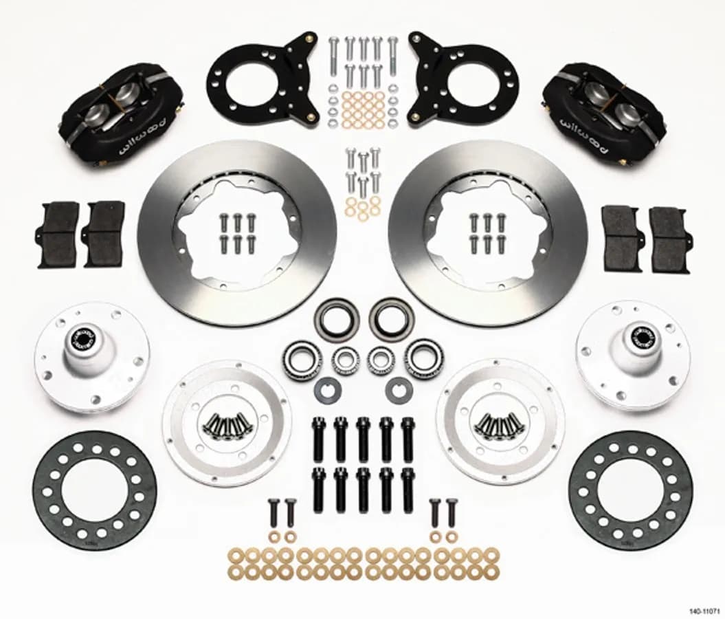 Wilwood FDLI Front Kit 11.00in 1965-1969 Mustang Disc and Drum Spindle