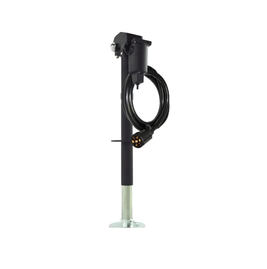 Ultra 35027 Electric Tongue Jack w/ 7way Plug 2 in Tube 3500 LB Capacityblack