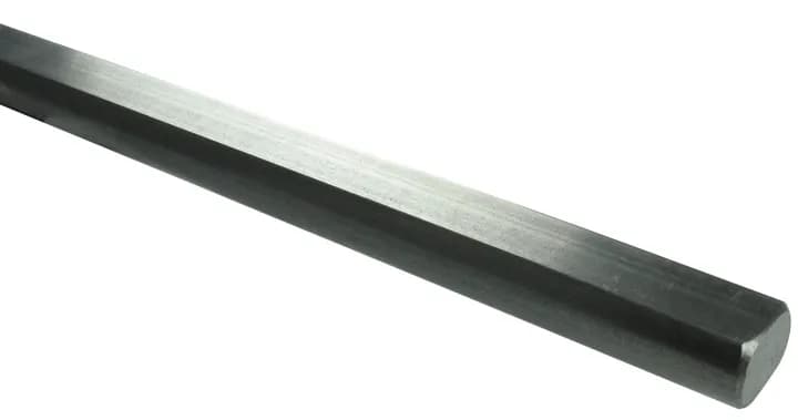 Borgeson - Steering Shaft - P/N: 409418 - Steel Double-D steering shaft. 3/4 in. Double-D full length of shaft, 18 in. long.