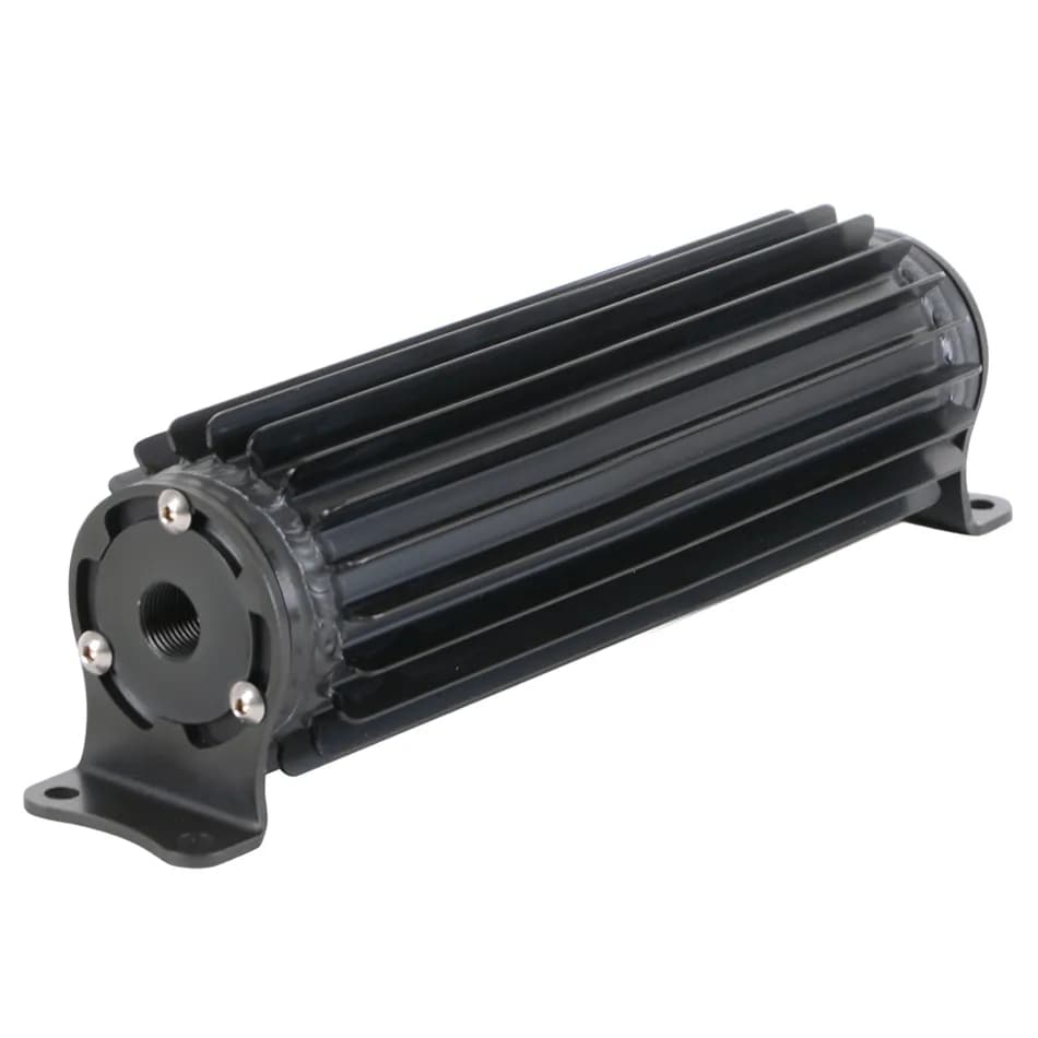 Single-Pass Heat Sink Co oler 10in Black Anodize
