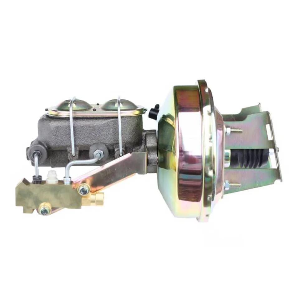Leed Brakes 3Q1A1 9 inch power booster, 1-1/8 inch bore master disc/drum (Zinc)