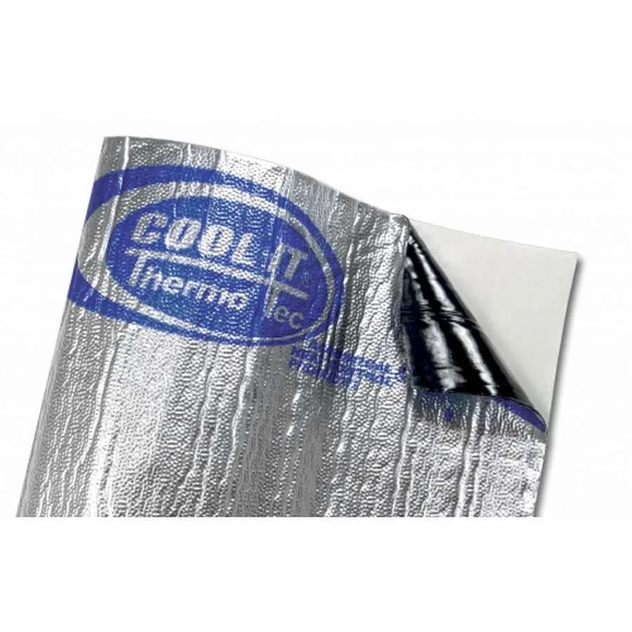 Suppressor Heat and Sound Film 24 Inch x 36 Inch Silver Up to 2000 Degree F 2 PC Thermo Tec