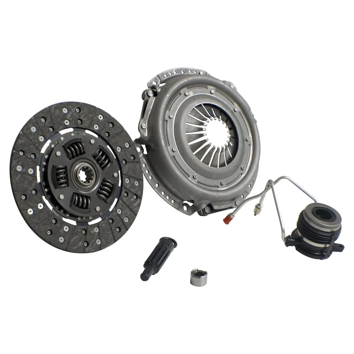 Clutch Kit; Incl. Clutch Disc/Pressure Plate/Clutch Control Unit/Pilot Bearing/Clutch Fork/Alignment Tool; 10.5 in. Clutch Disc; 10 Splines; 1.125 in. Spline Dia.;
