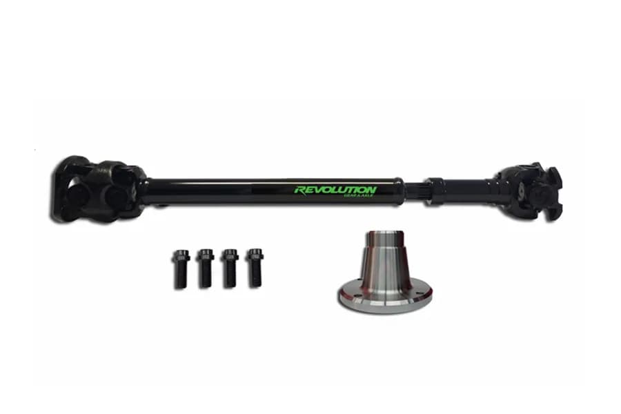 Jeep Wrangler JK Front 1350 CV Driveshaft 2 or 4 Door Flange Style Revolution Gear