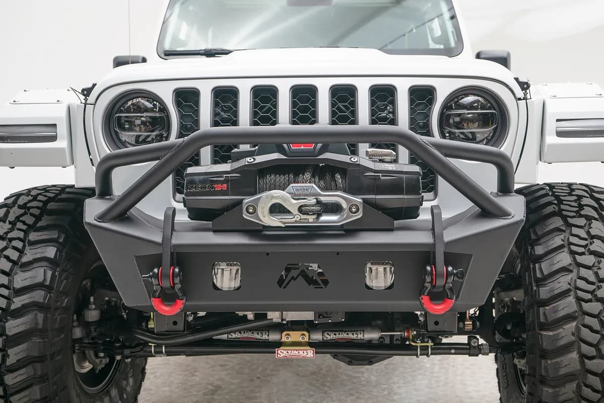 18c Wrangler Jl/20c Gladiator Front Stubby Bumper Wprerunner Guard Bare