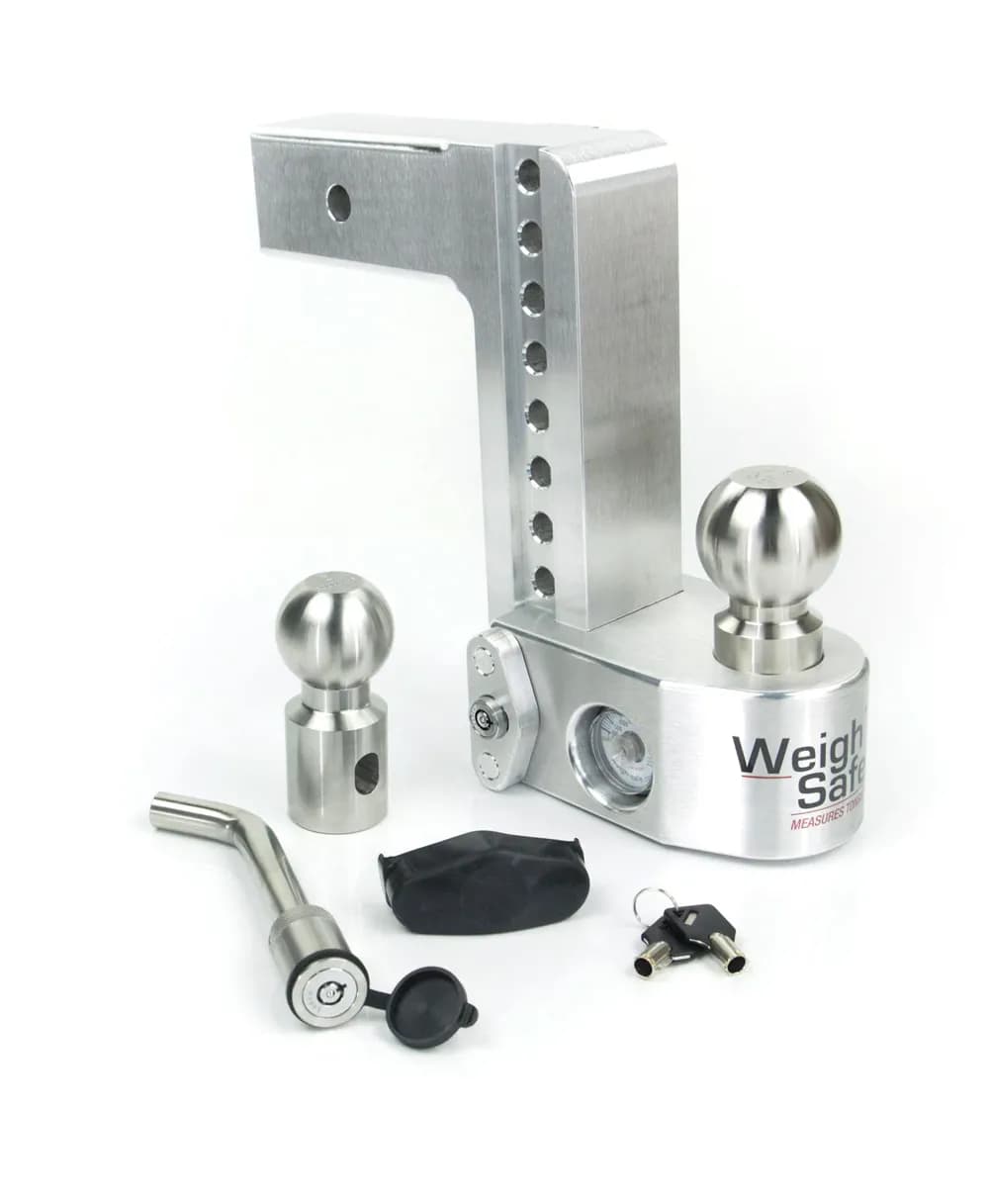 8in Drop Hitch With 2.5in Shank (10k/18.5k Gross Tongue Weight Rating) With Ws05keyed Alike