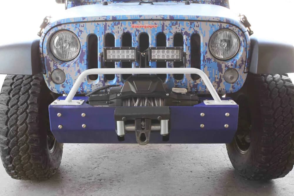 Steinjäger Bumpers Wrangler JK 2007-2018 Bumper Light Bar, Short Cloud White