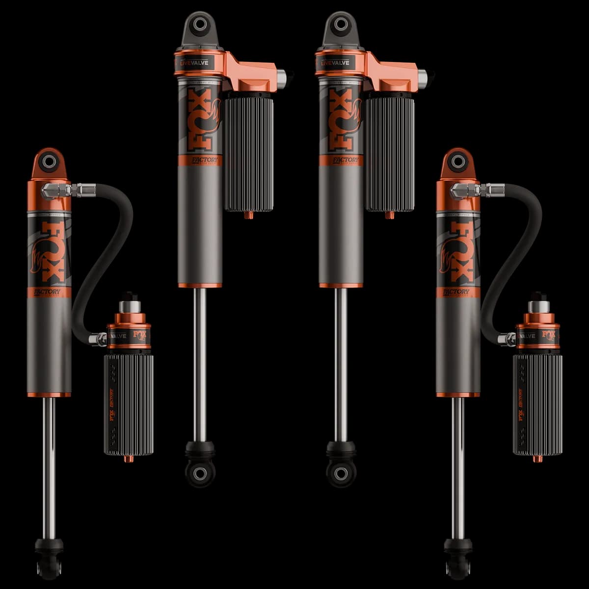 Fox Racing Shocks Factory Race Series 3.0 Live Valve Internal Bypass Reservoir (Pair) - Adjustable 883-26-164