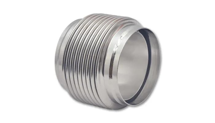 Vibrant Performance - 68944 - Bellows Assembly with Solid Liner, 4.00 in. I.D. x 4 in. long - Electro Polished