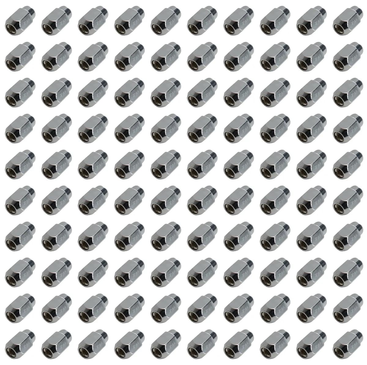 100 Lugnuts 7/16 Acorn 13/16 Hex