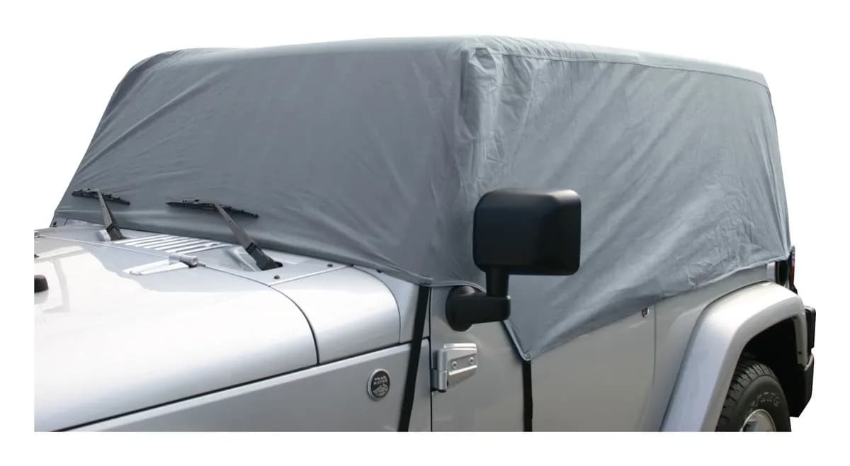 2007-2010 Wrangler JK 2-Door model; Grey; 4 Layer; Covers the top cab only