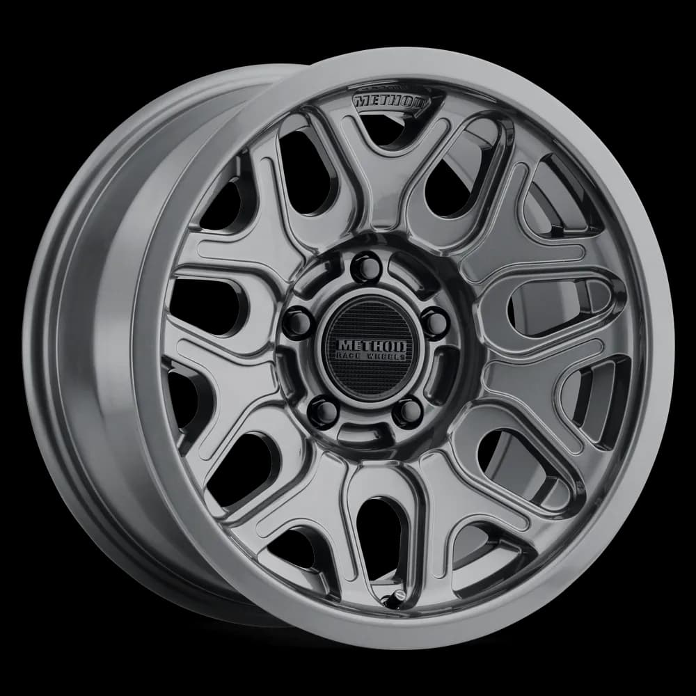MR322 18x9 18mm Offset 6x135 87mm Centerbore Gloss Titanium
