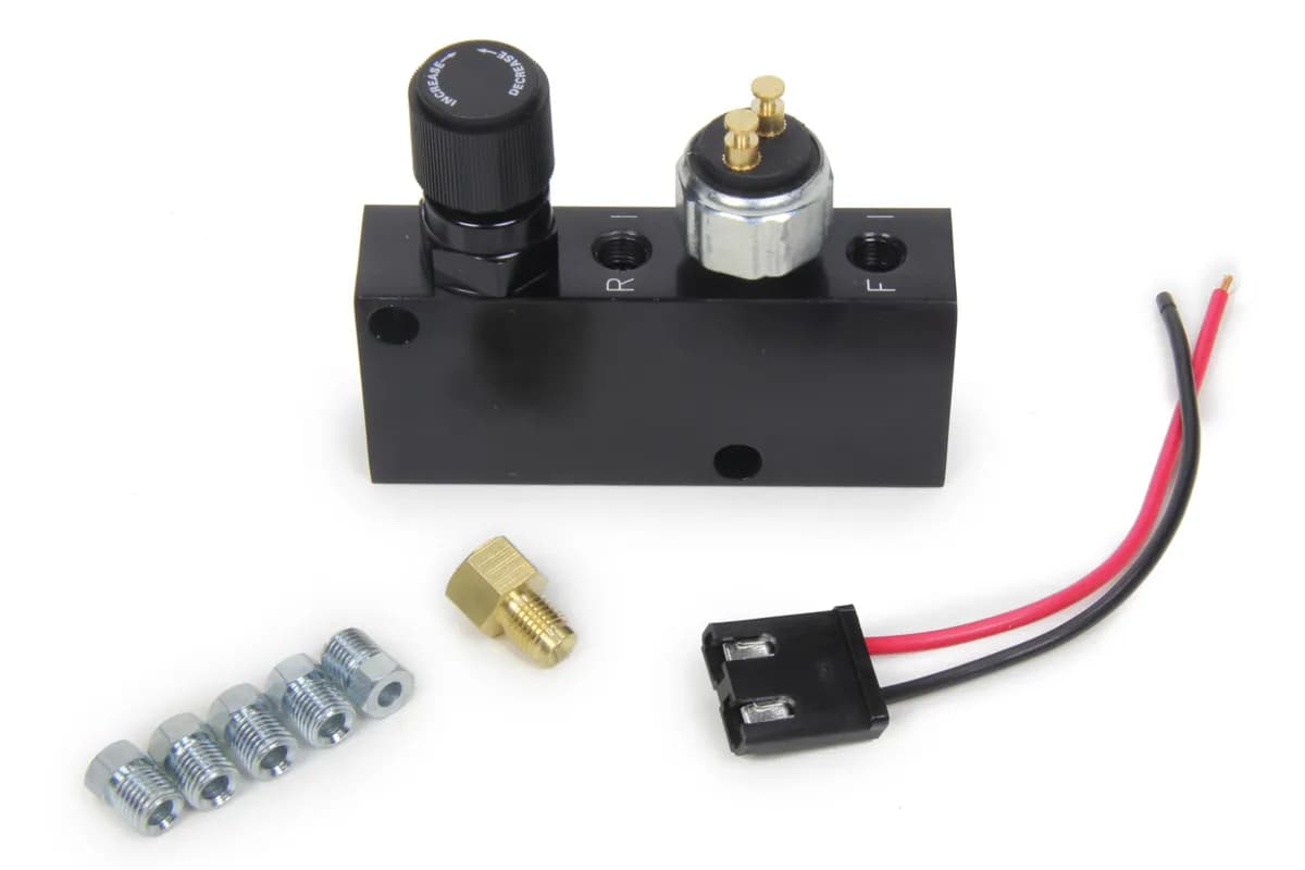 LEED Brakes Combination block with adjustable proportioning valve