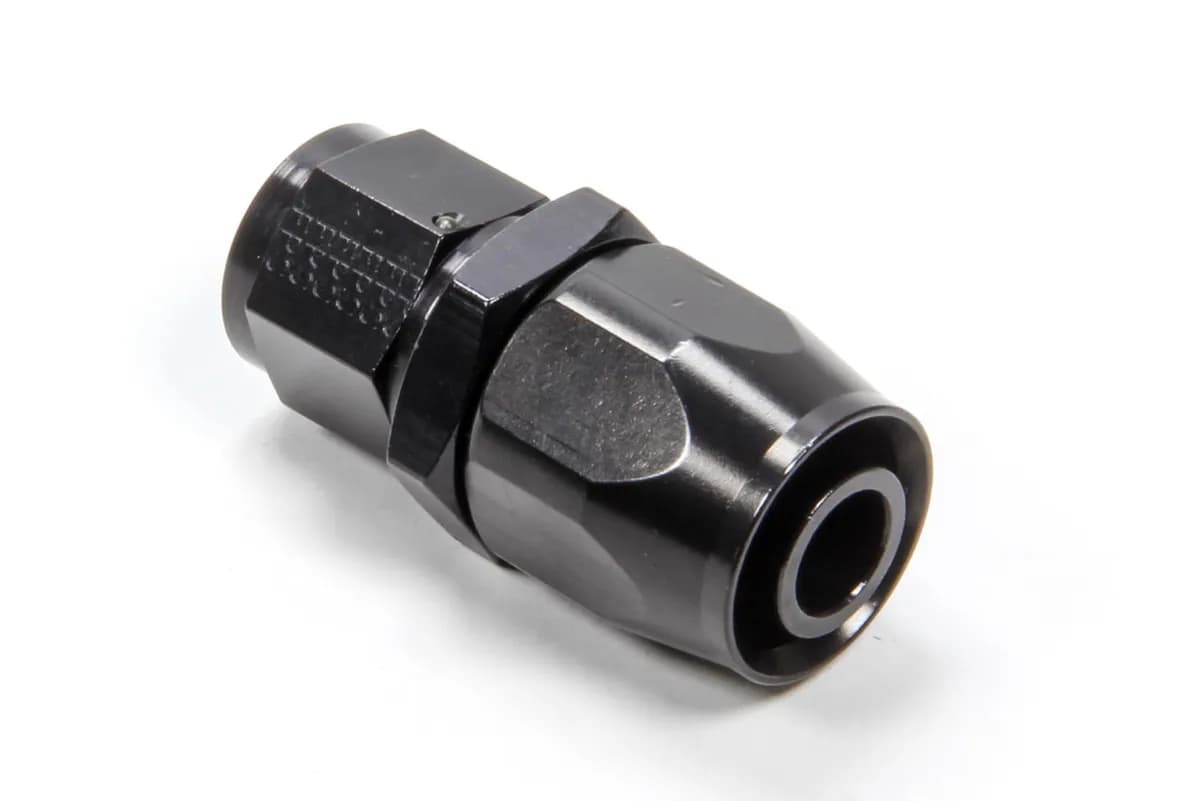 #10 Fem. Nut x #12 Hose Expanding Hose End Black