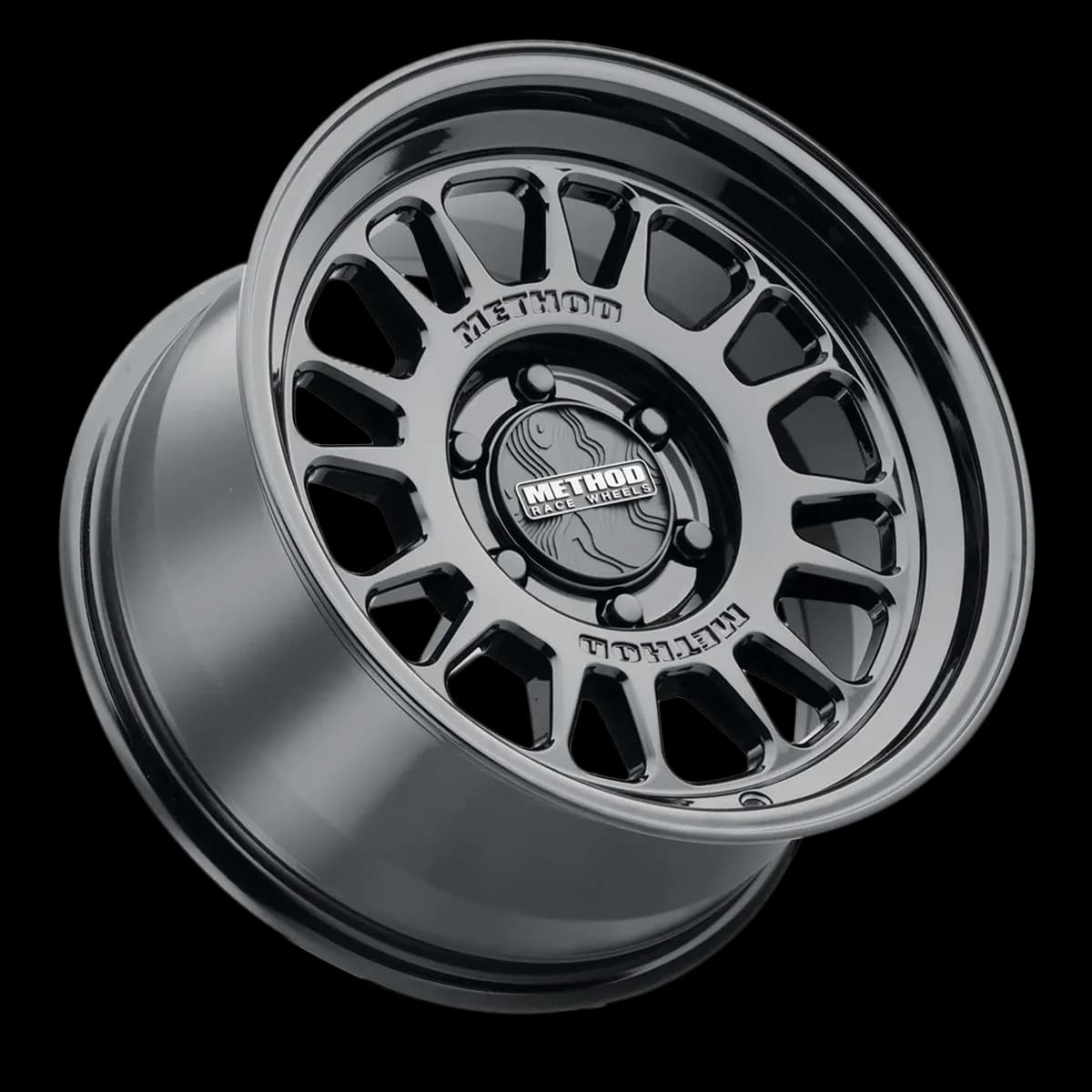 Aluminum Wheels 17x8.5 MR318 Bolt Pattern 6 On 139.7 Offset 25 Lip Size 1.42 Gloss Black GB Method