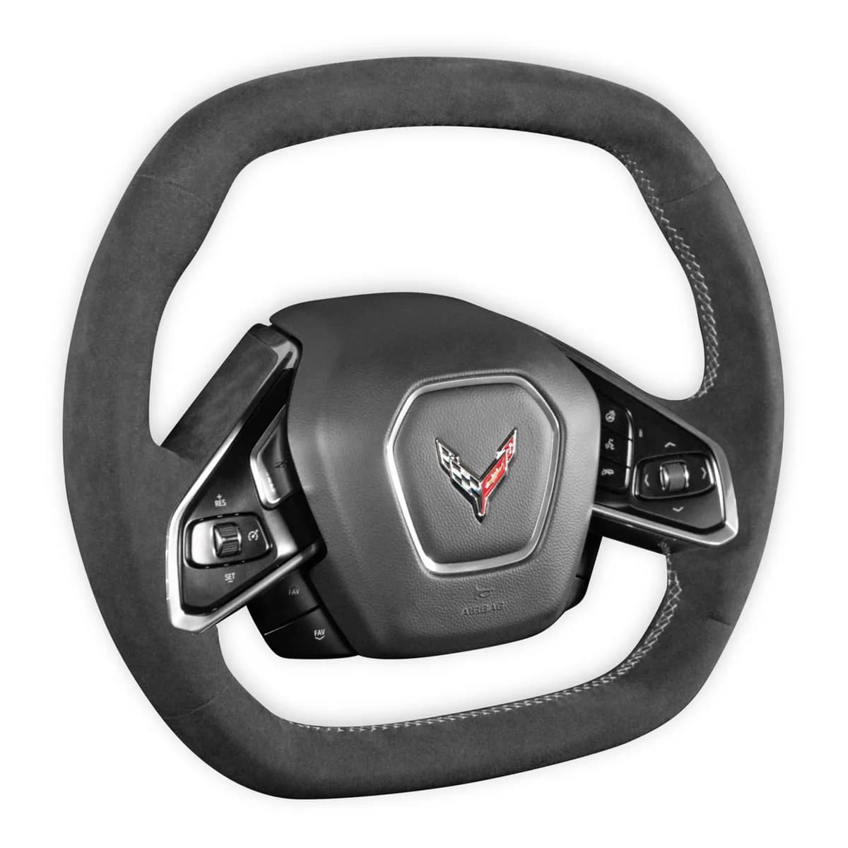 Drake Muscle Cars Steering Wheel- Alcantara