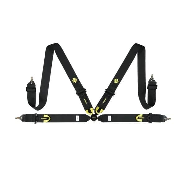 Corsa Harness 4 Point 3x3 Black Clip in Cam