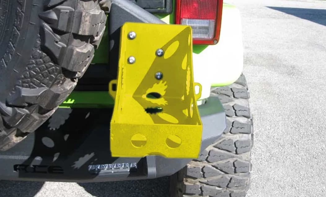 Steinjäger Bumpers Wrangler JL 2018 to Present Jerry Can Holder Lemon Peel