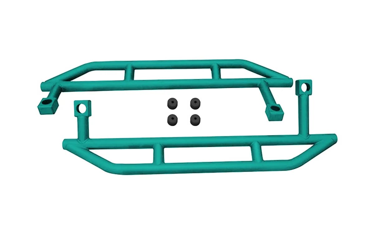 Steinjäger Armor Wrangler TJ 1997-2006 Rock Sliders Teal