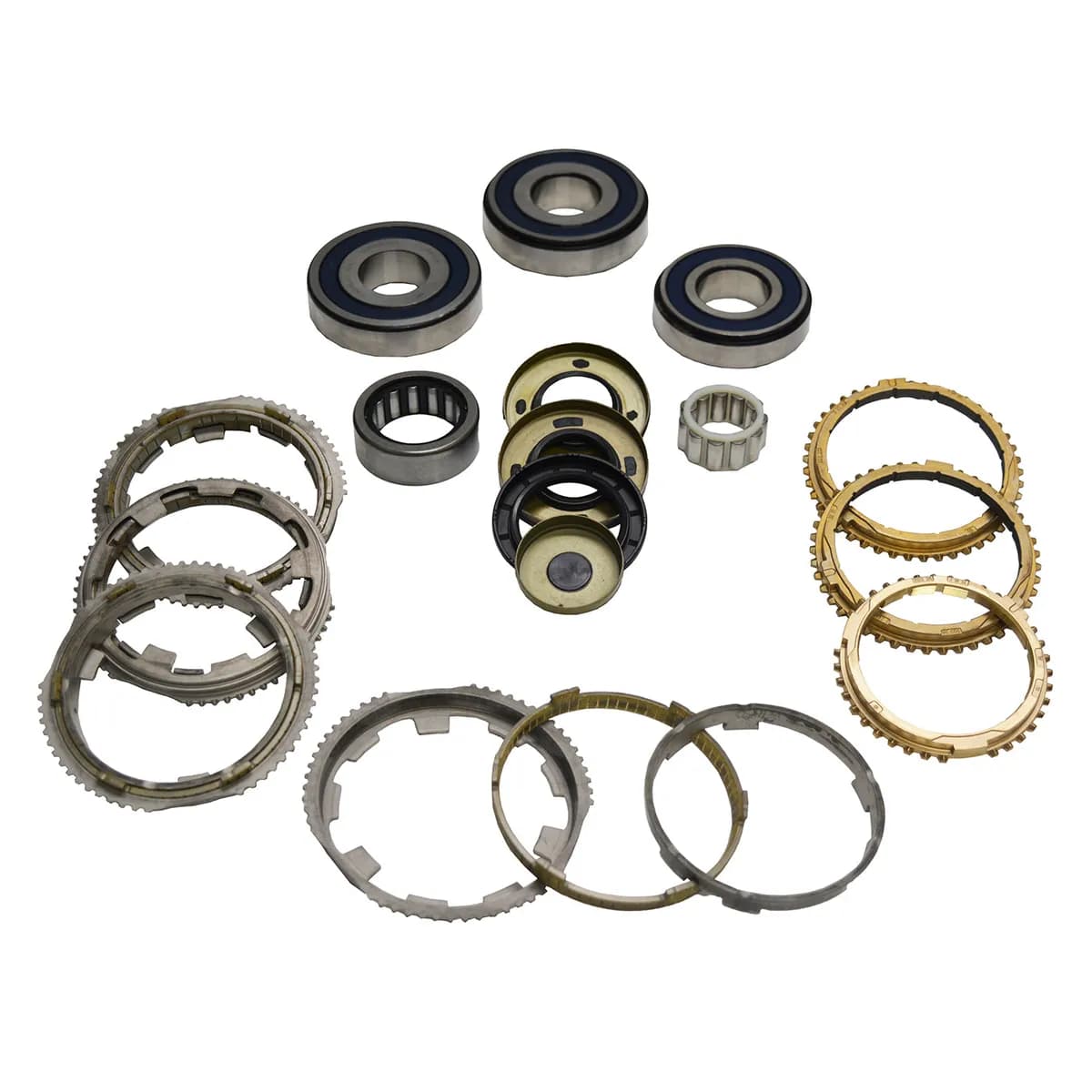 Nsg370 m t Bearing Kit 05- 12 Jeep w Synchros Sprayed Lining on 5-6 Nsg370 m t Bearing Kit 05- 12