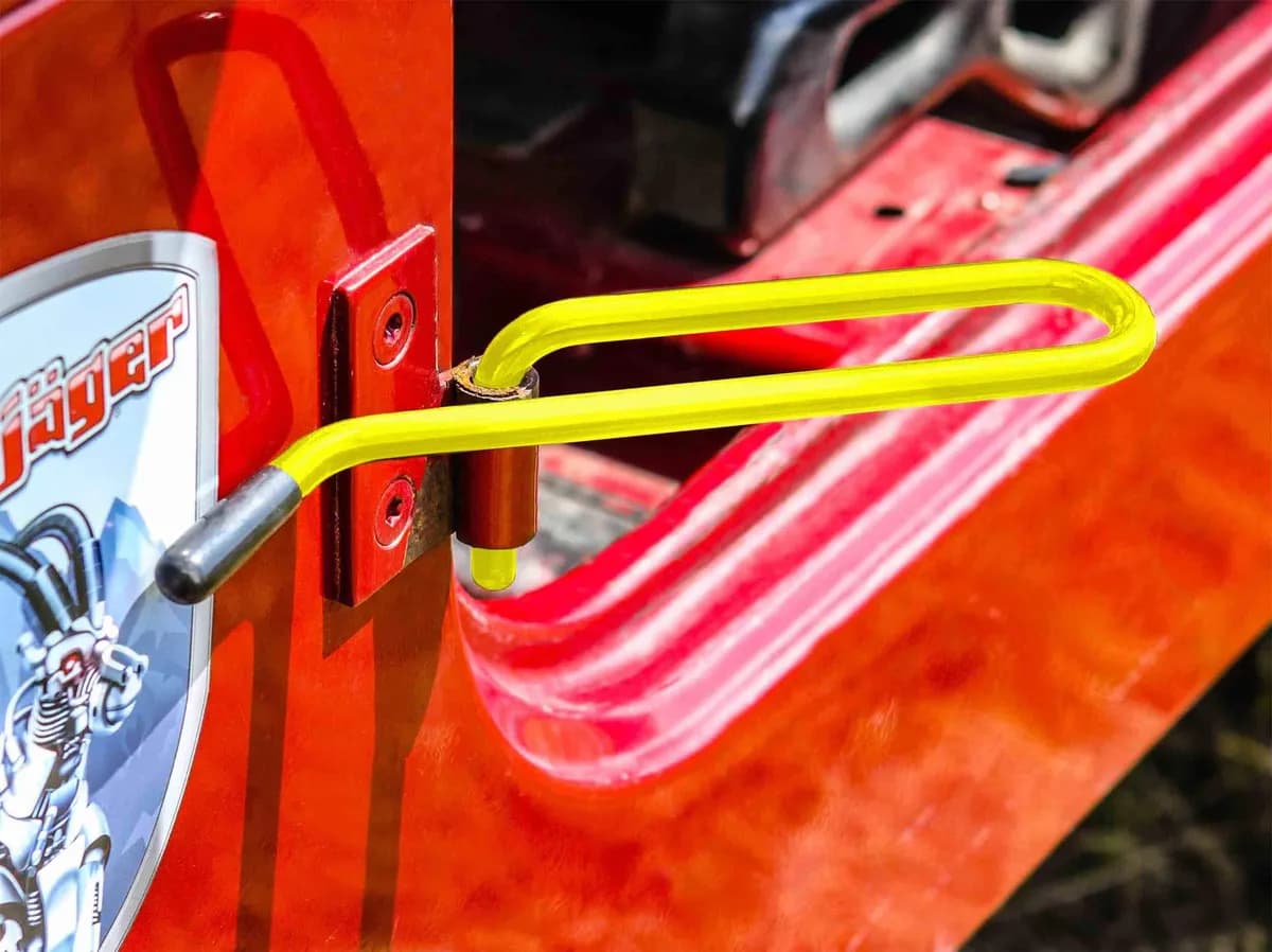 Exterior Accessories 1987-1995 Foot Pegs Neon Yellow