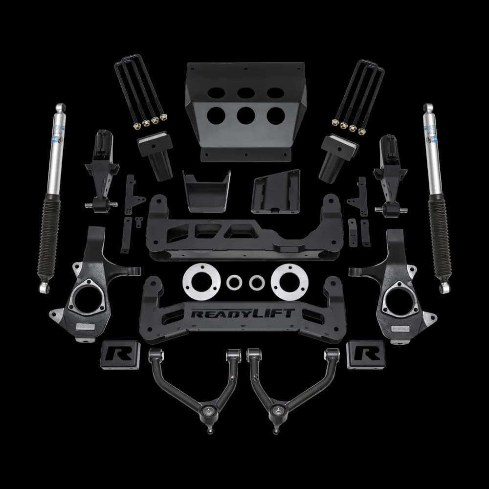 7ft. Big Lift Kit with Upper Control Arms for Stamped Steel OE Upper Control Arms with Bilstein Shocks