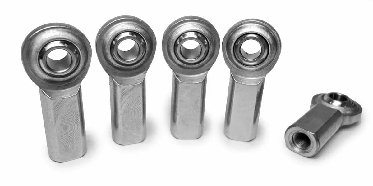 Steinjäger Inch Female Rod Ends Steel Housing, Bronze Race 1/2-20 LH 5 Pack
