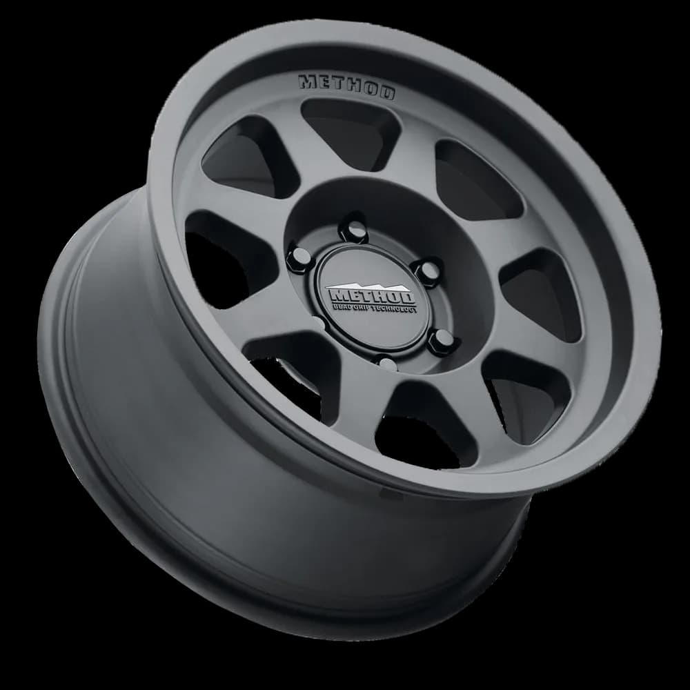 Aluminum Wheels 17x7.5 Bead Grip MR701 Bolt Pattern 5 On 160 Offset 50 Lip Size 0.98 Matte Black MB Method