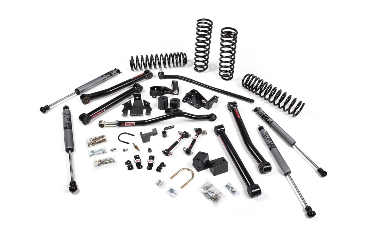 2007-2018 Jeep Wrangler JK J-Konnect 2 Door 3.5 Inch Lift Kit w/ Fox 2.0 Performance Series Shocks JSPEC