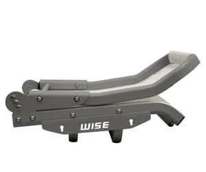 Wise 3373 Aerox Coolride Mesh High Back Boat Seat White W/ Silver Frame