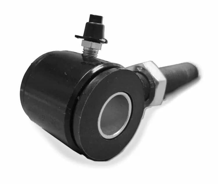 Steinjäger 3/4-16 LH Poly Bushings, Male 9/16 Bore 2.50 Wide Black Powdercoated Housing