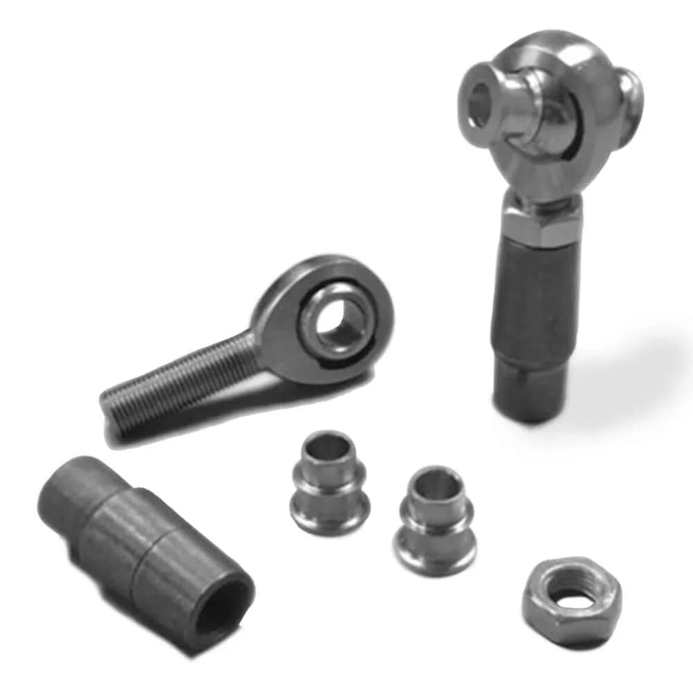 Steinjäger Heims, Nuts, Bungs, Inserts Rod End Kits 7/8-14 RH and LH Chrome Moly Housing, Nylon Race Fits 1.750 x 0.375 Tubing 2 Rod Ends