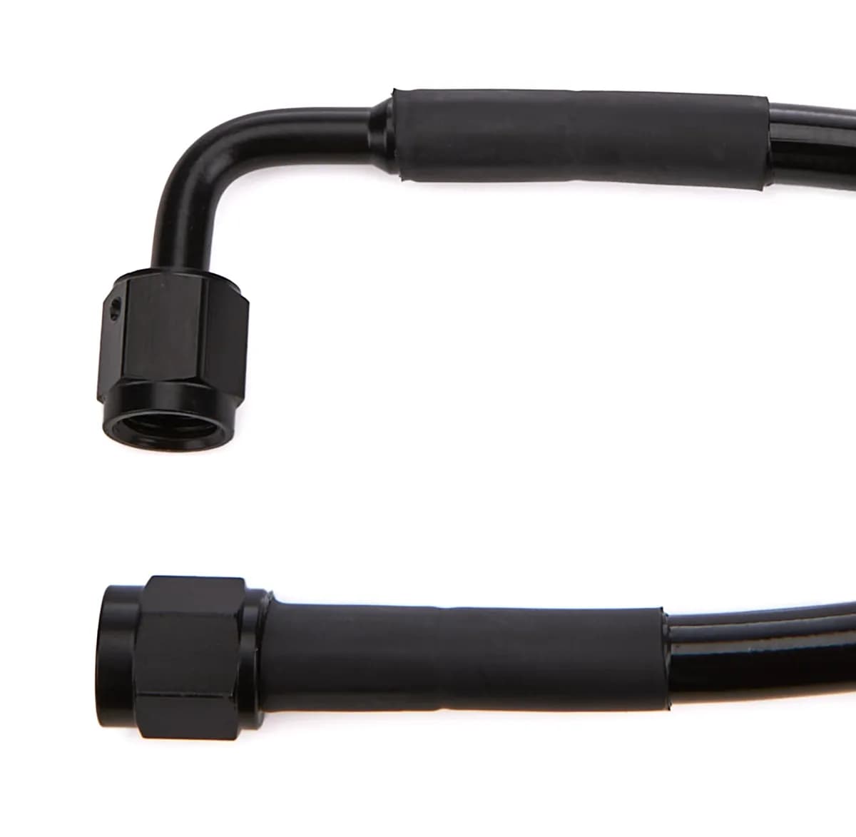 Straight 4 to 90 Degree 4 18in Preassembled Brake Lineblack