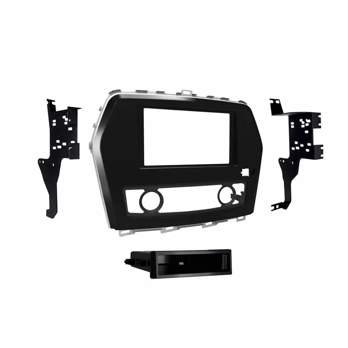 Radio Installation Kit; ISO DIN Radio Provision; w/Pocket;
