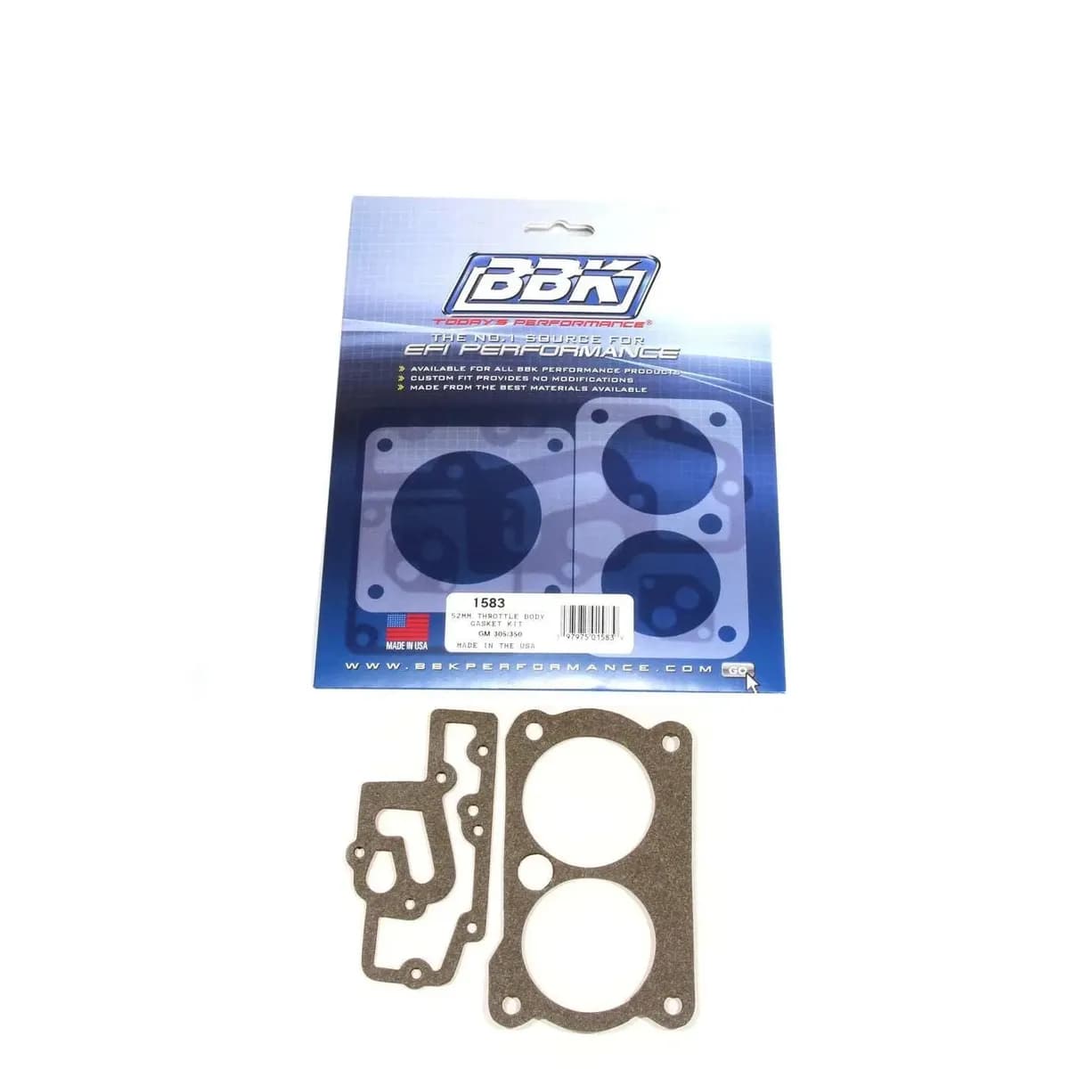 Bbk Performance Parts 1583 Throttle Body Gasket Kit For gm Twin 52mm For 1534-1537-1540-1543