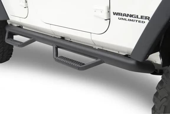 0718 Wrangler JK 4dr Nerf Step(W2w)textured Finish