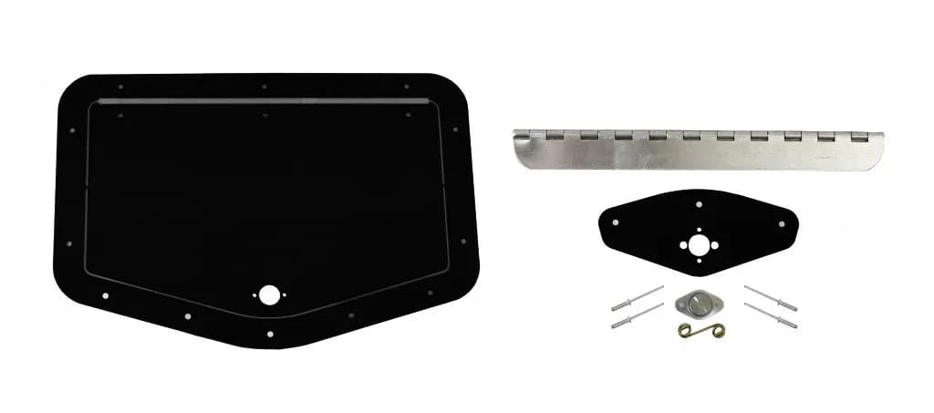 6in x 12in Access Panel - Black