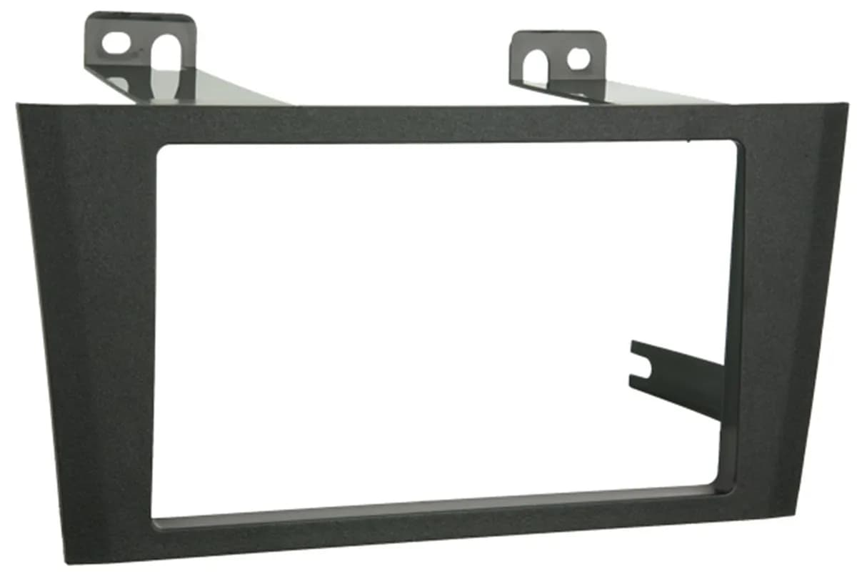 Turbokits; Radio Installation Kit; Incl. Instructions/Storage Pocket/Snap-In Iso Support System; For Double Din or Two Single Din; Recessed Din Opening; High-Grade ABS Plastic;
