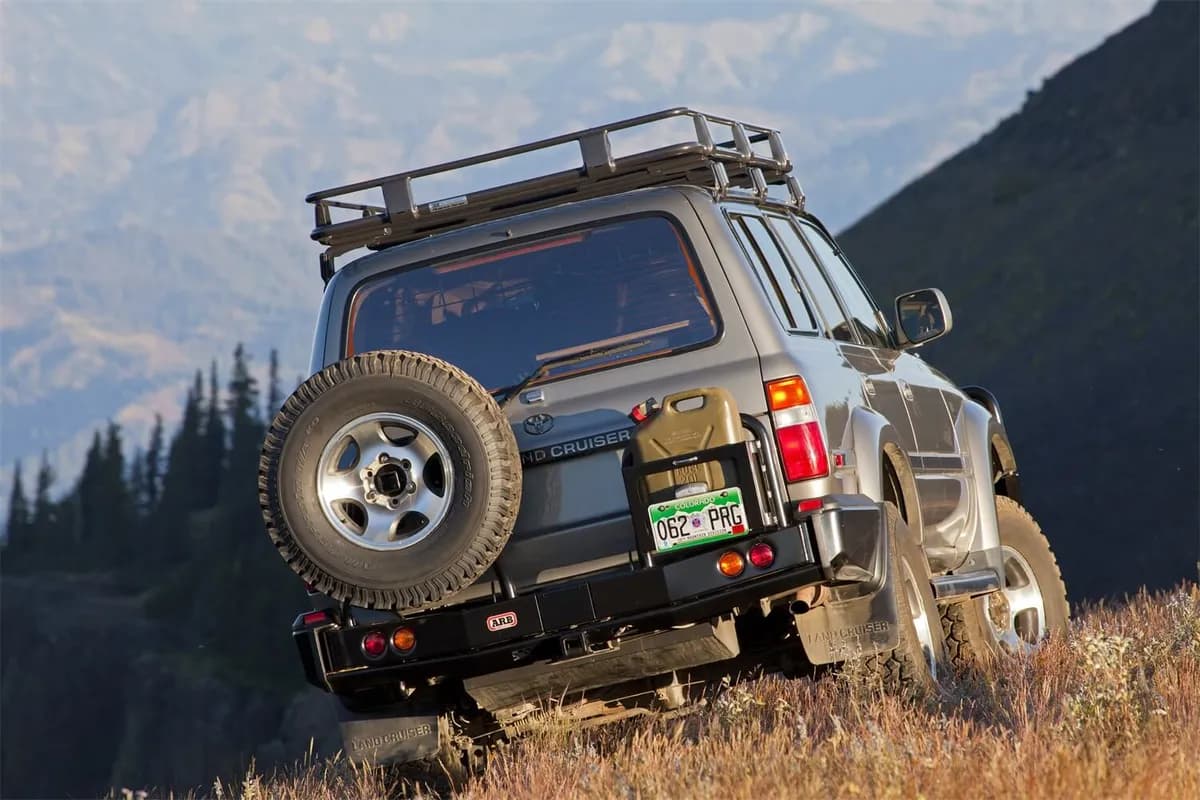 ARB Modular Rear Bumper For Toyota Land Cruiser 80 Series And Lexus Lx450 1990-97 Black
