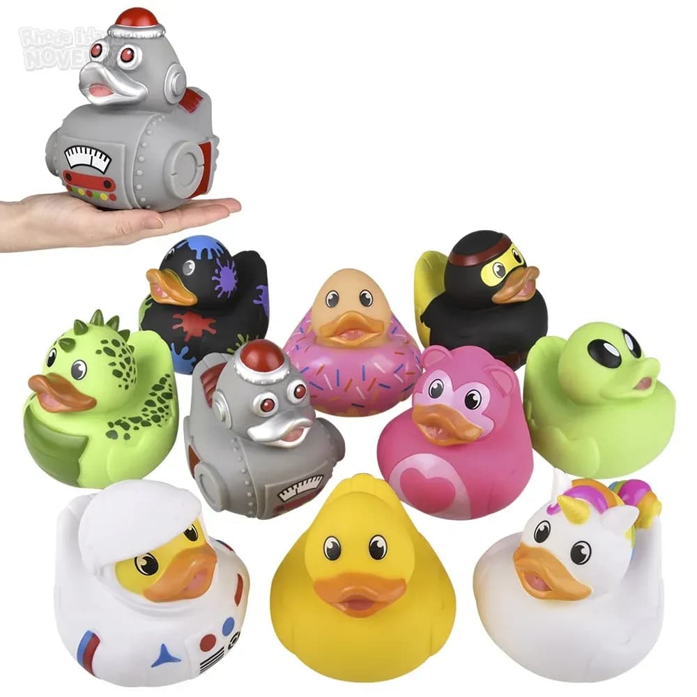 Big Rubber Ducky Collectible Mix 5.5\" 60ct