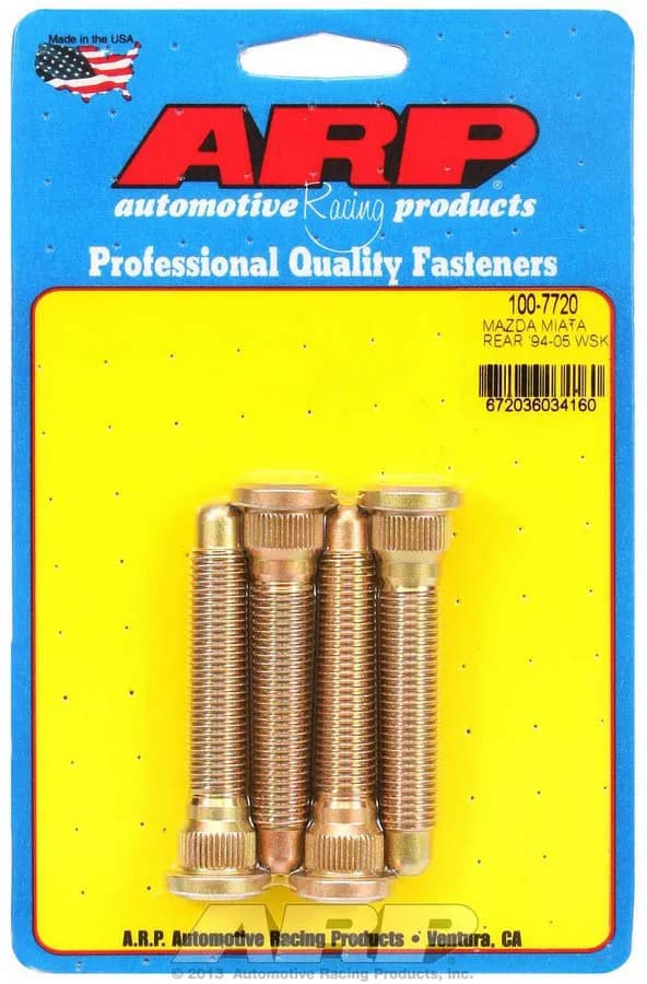 Mazda Miata Rear Wheel Lug Stud Kit Knurl Diameter 0.579